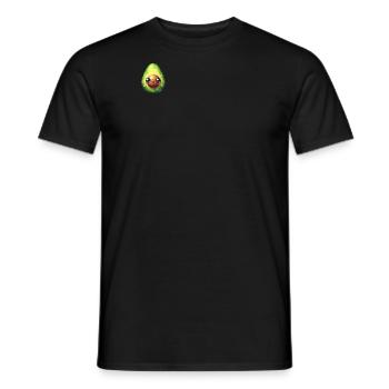 Polygone d’avocat sucré - T-shirt homme - noir - Devant - AI Model Male 178 light (178cm)