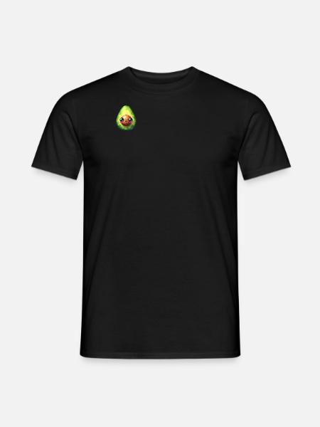 Sweet Avocado Polygon - Men's T-Shirt - black
