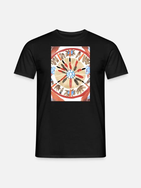 Rêve de bison - T-shirt homme - noir
