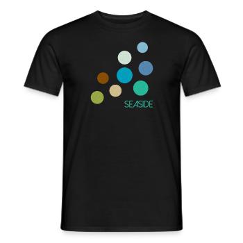 Toutes les couleurs - Bord de mer - T-shirt homme - noir - Devant - AI Model Male 178 light (178cm)
