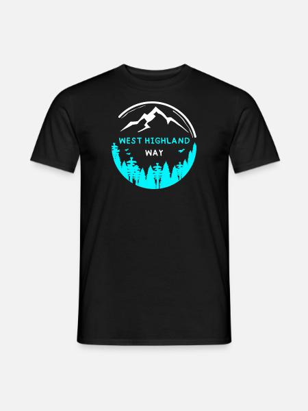 Pèlerinage de l’ouest des Highlands Scotland Île de Skye - T-shirt homme - noir