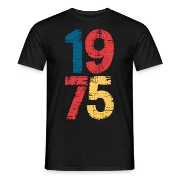 Legend 1975 50th Birthday Gifts for Men Women 50 Y - T-shirt homme - noir - Devant - AI Model Male 178 light (178cm)