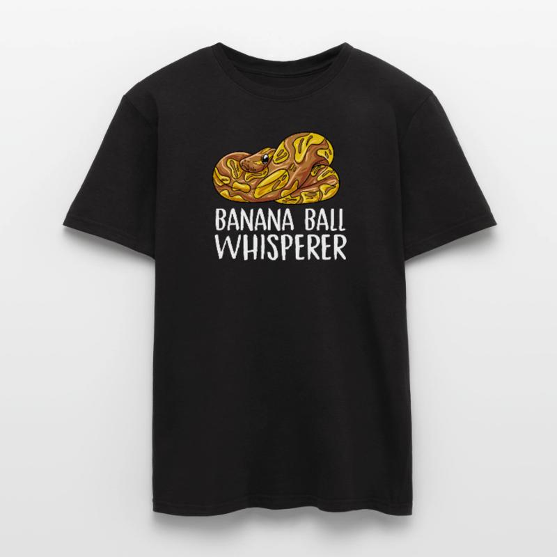 Conception de boule de banane pour un python T-shirt homme