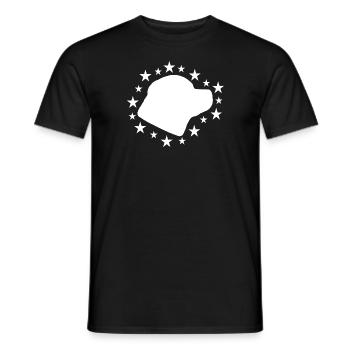 Rottweiler - Männer T-Shirt - Schwarz - Vorne - AI Model Male 178 light (178cm)