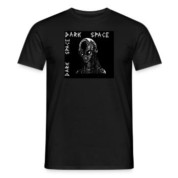 Enthüllung des finsteren Außerirdischen: Ein dunkles - Männer T-Shirt - Schwarz - Vorne - AI Model Male 178 light (178cm)