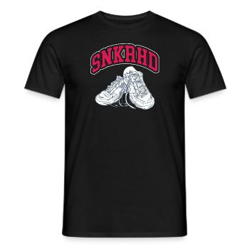 Funny Sneakerhead - Sports Footwear Running Shoes - Men's T-Shirt - black - Front - AI Model Male 178 light (178cm)