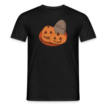 Halloween - Männer T-Shirt - Schwarz - Vorne - AI Model Male 178 light (178cm)
