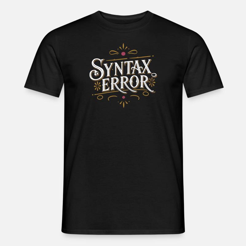 Syntax Error - T-shirt homme - noir