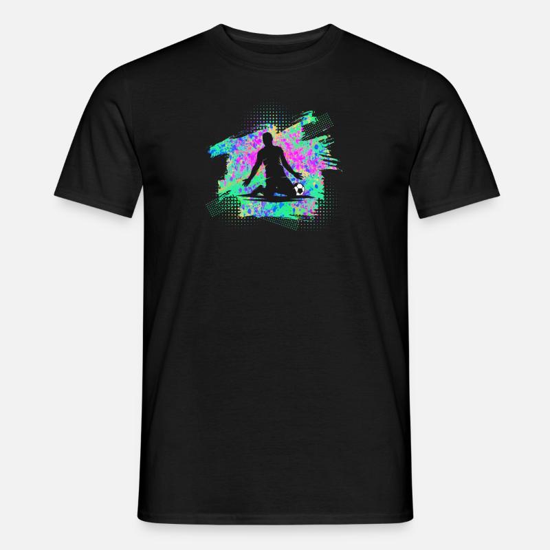 Fußball - Männer T-Shirt - Schwarz