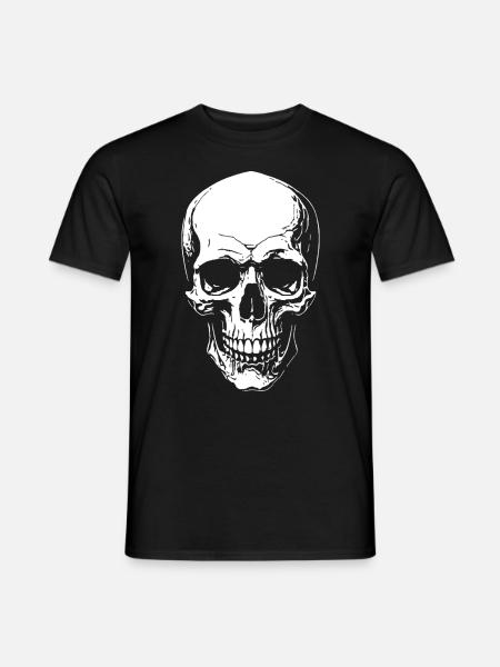 Totenkopf - Skull - Totenschädel - Männer T-Shirt - Schwarz