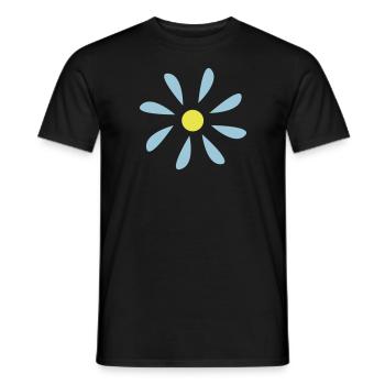 Peace, Sun, Ukraine - Men's T-Shirt - black - Front - AI Model Male 178 light (178cm)