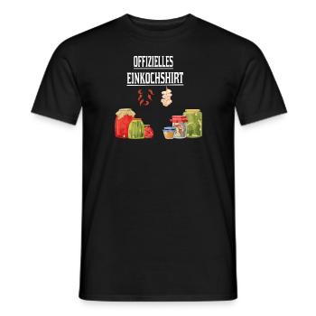 Einkochen Haltbar machen Fermentieren Einmachen - Männer T-Shirt - Schwarz - Vorne - AI Model Male 178 light (178cm)
