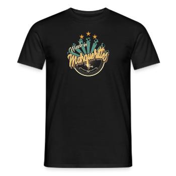 Made in Marguerittes - T-shirt homme - noir - Devant - AI Model Male 178 light (178cm)