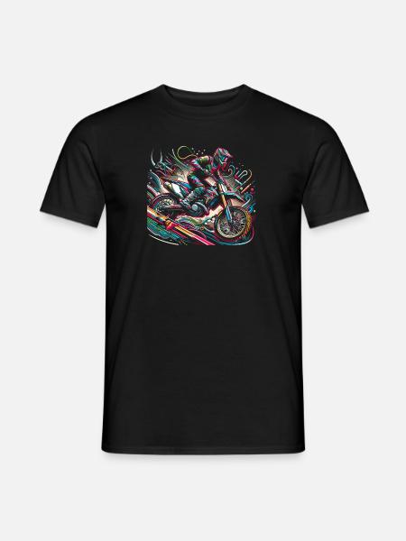 Motocross - T-shirt homme - noir