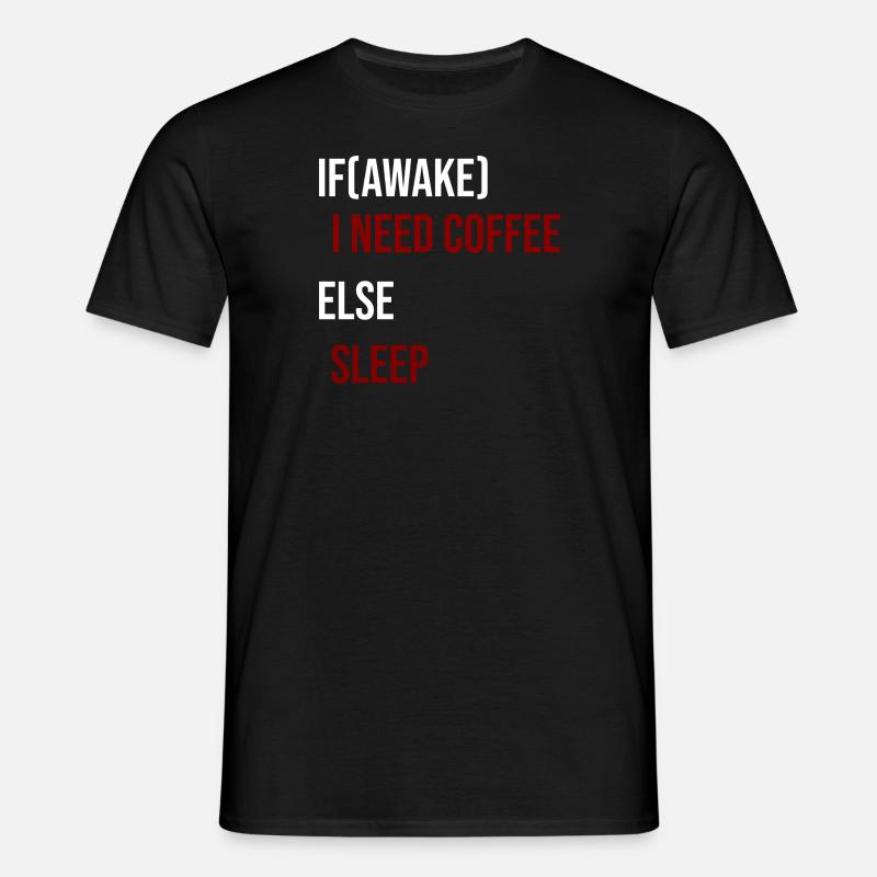 If Awake Second Edition - Männer T-Shirt - Schwarz
