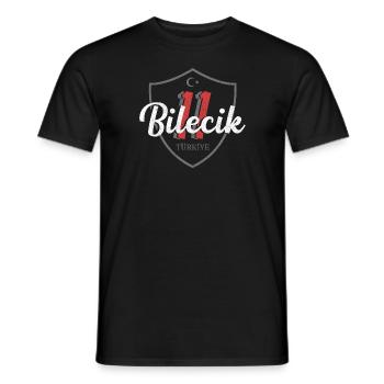 Bilecik - Männer T-Shirt - Schwarz - Vorne - AI Model Male 178 light (178cm)