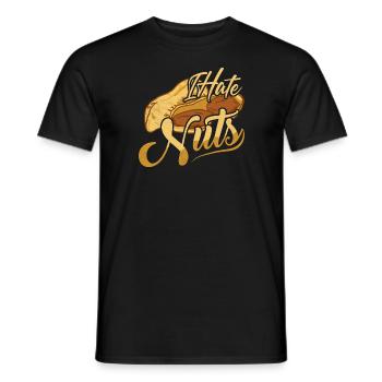I Hate Nuts Nut Allergic Awareness - Männer T-Shirt - Schwarz - Vorne - AI Model Male 178 light (178cm)