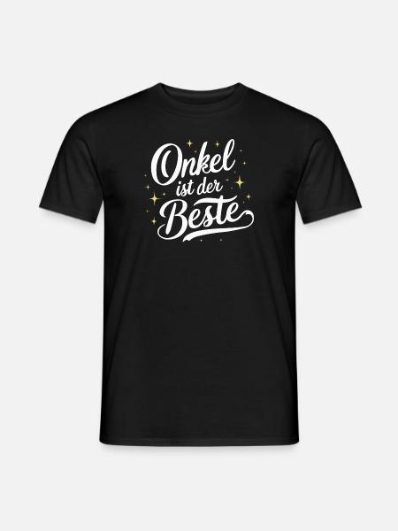 Onkel Beste T-Shirt Geburtstag Weihnachten Idee - Männer T-Shirt - Schwarz