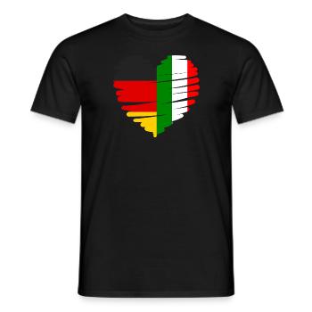Italia Italian Germany Italy - Men's T-Shirt - black - Front - AI Model Male 178 light (178cm)