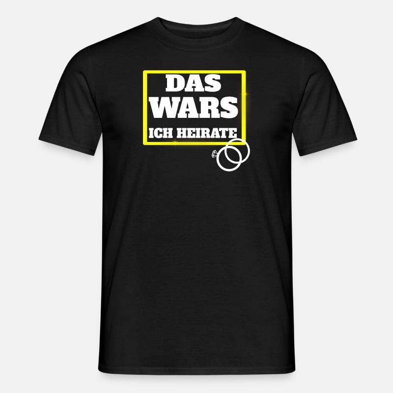 Das Wars - Männer T-Shirt - Schwarz