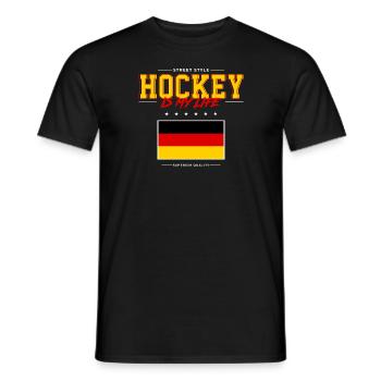 Hockey is my Life - Männer T-Shirt - Schwarz - Vorne - AI Model Male 178 light (178cm)