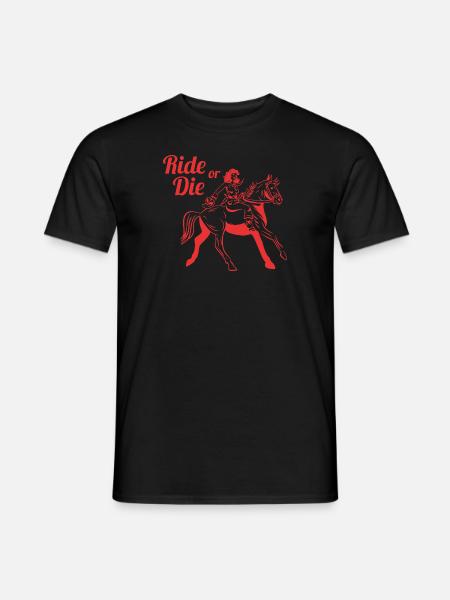 "Ride or Die" / best friends or partner shirt - Männer T-Shirt - Schwarz