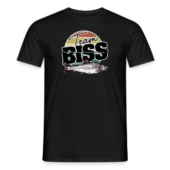 Team Bite Fishing Fishing Accessories Gift - Men's T-Shirt - black - Front - AI Model Male 178 light (178cm)