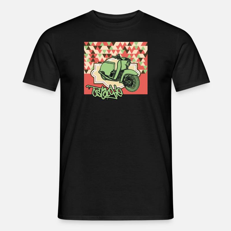 Schwalbe (retro) // Illustration - Männer T-Shirt - Schwarz