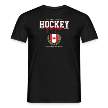 Hockey is my Life - Männer T-Shirt - Schwarz - Vorne - AI Model Male 178 light (178cm)