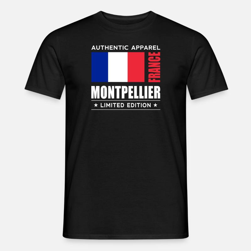 Montpellier - Männer T-Shirt - Schwarz