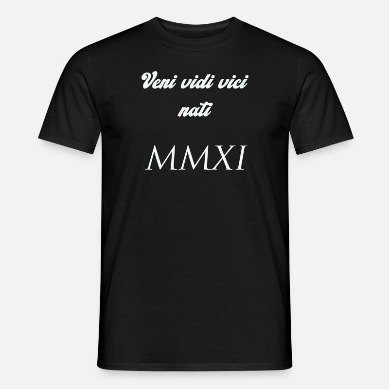 2011 - Männer T-Shirt - Schwarz