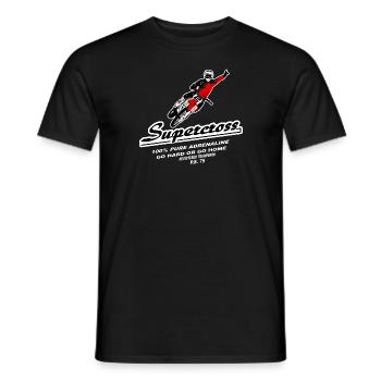 Supercross - Moto Cross - Motocross - Männer T-Shirt - Schwarz - Vorne - AI Model Male 178 light (178cm)