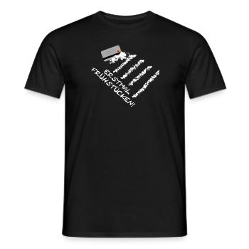 Frühstück - Männer T-Shirt - Schwarz - Vorne - AI Model Male 178 light (178cm)