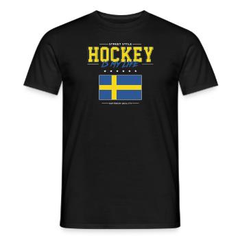 Hockey is my Life - Männer T-Shirt - Schwarz - Vorne - AI Model Male 178 light (178cm)