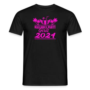 Majorque Party Girls 2024 - T-shirt homme - noir - Devant - AI Model Male 178 light (178cm)