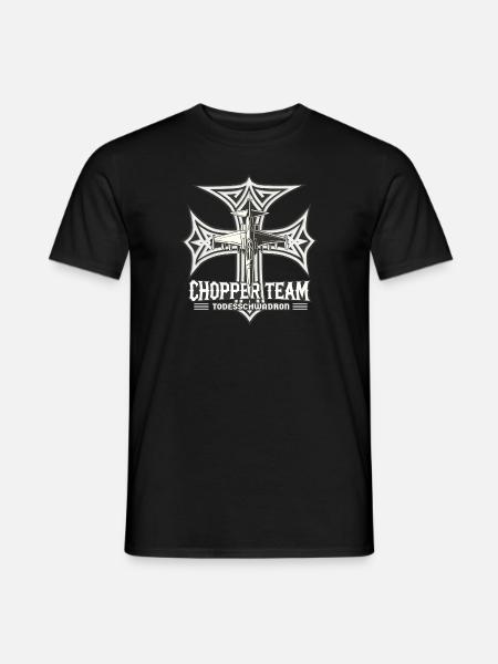 Chopper Team fond sombre - T-shirt homme - noir