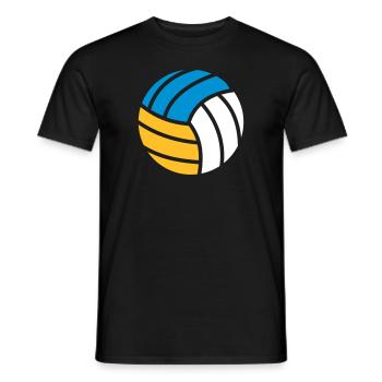 Beach-volley - T-shirt homme - noir - Devant - AI Model Male 178 light (178cm)