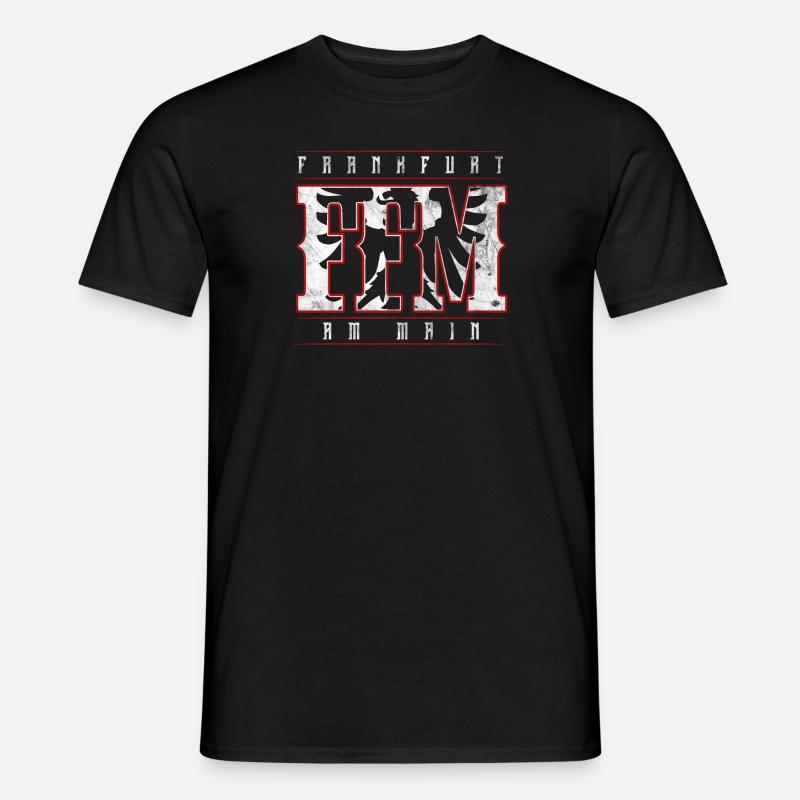 FFM Frankfurt am Main - Männer T-Shirt - Schwarz
