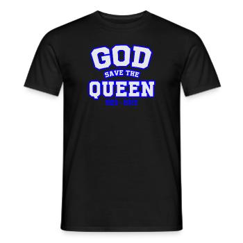 God Save The Queen 1926 - 2022 - Men's T-Shirt - black - Front - AI Model Male 178 light (178cm)