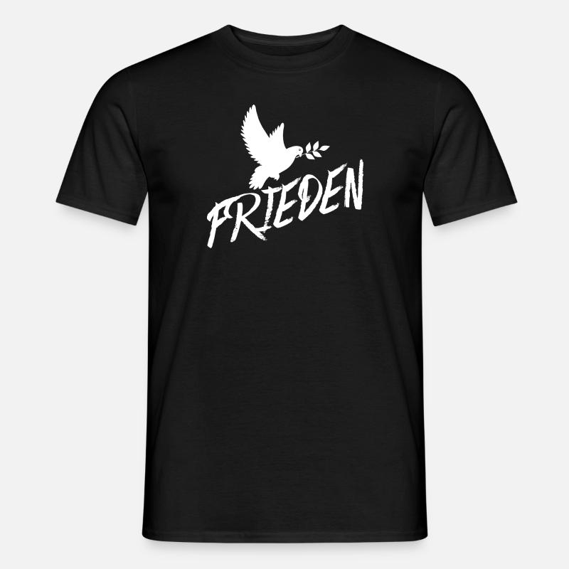 Frieden - Männer T-Shirt - Schwarz