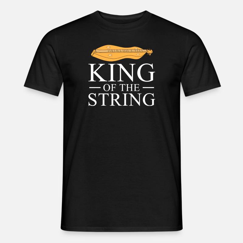 King of the string - Männer T-Shirt - Schwarz