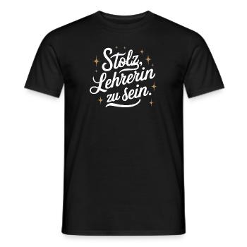Stolz Lehrerin Dankeschön Inspiration Berufung - Männer T-Shirt - Schwarz - Vorne - AI Model Male 178 light (178cm)