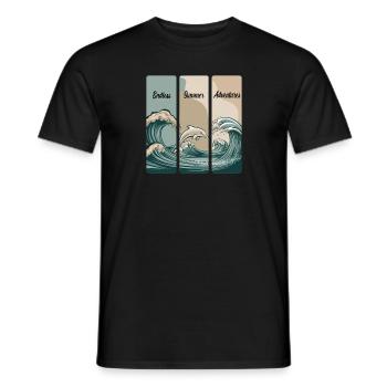 Endless Summer Adventures - T-shirt homme - noir - Devant - AI Model Male 178 light (178cm)