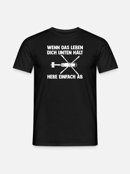 Pilot Helicopter Helicopter - Men's T-Shirt - black