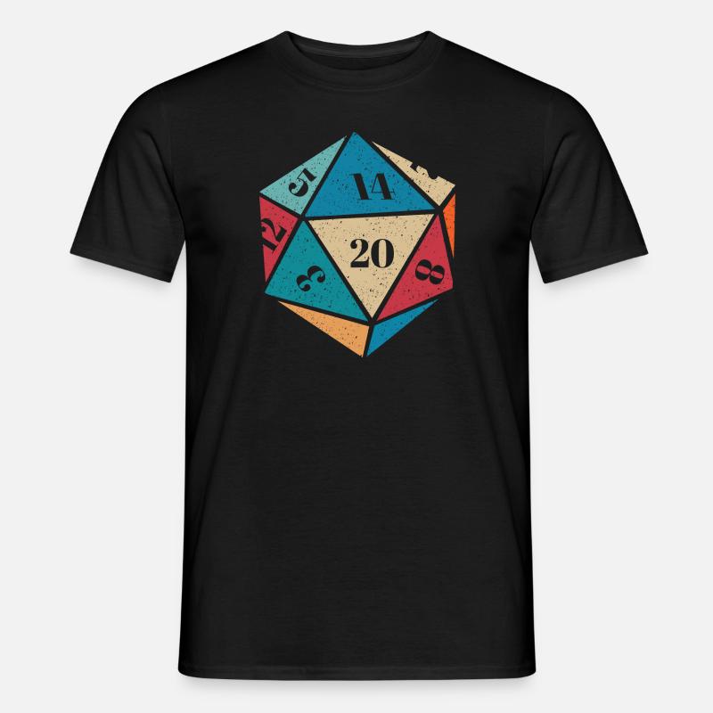 RPG RPG giochi di ruolo da tavolo gioco di ruolo giocatore - T-shirt uomo - nero