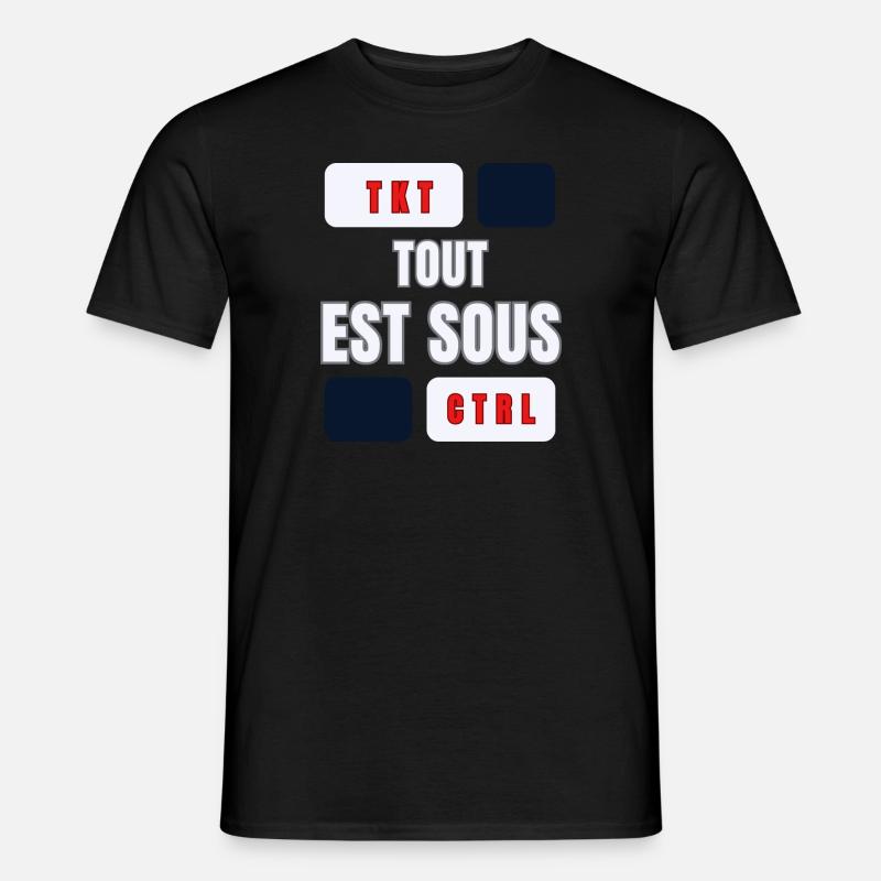 ALLES IM GRIFF - Männer T-Shirt - Schwarz