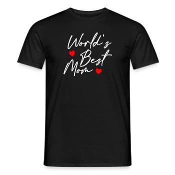 Maman Jumeaux Bébés Enfants Naissance - T-shirt homme - noir - Devant - AI Model Male 178 light (178cm)