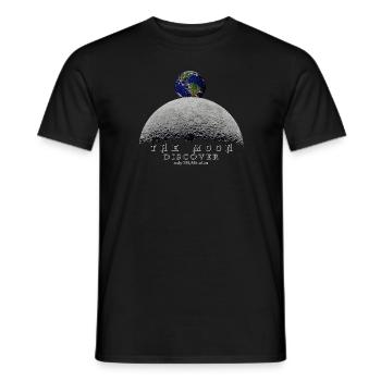 Discover The Moon - T-shirt homme - noir - Devant - AI Model Male 178 light (178cm)