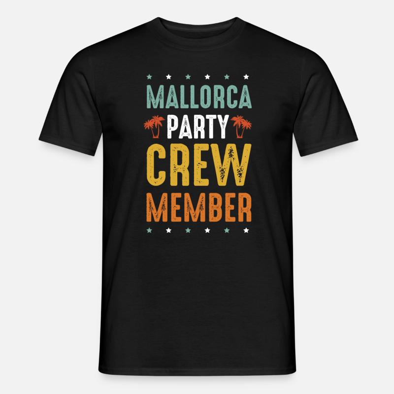 Mallorca Party Crew - Männer T-Shirt - Schwarz