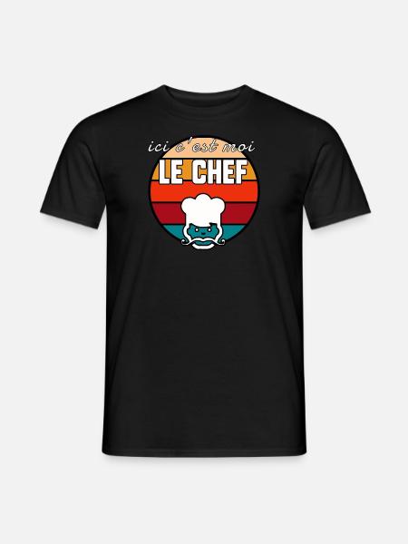 C’est moi le chef - T-shirt homme - noir